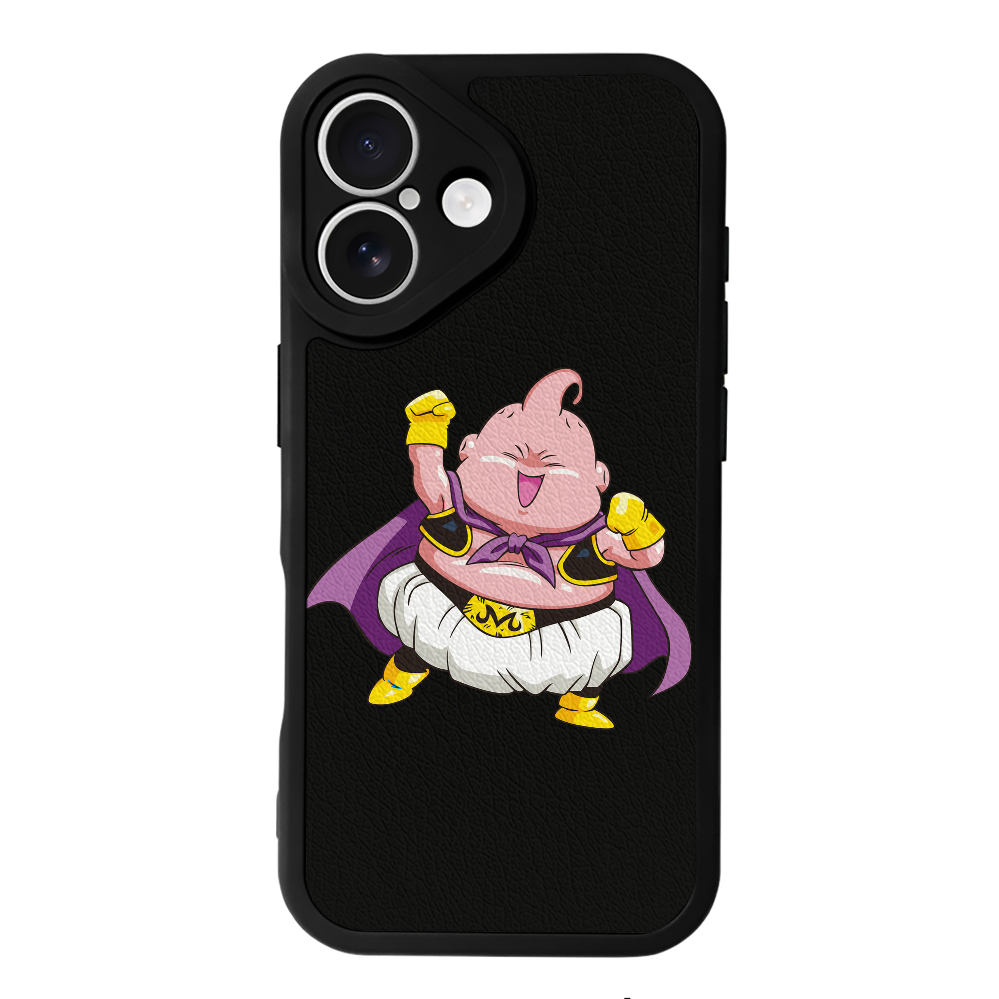 （画像用） ドラゴンボール 魔人ブウ DRAGON BALL Majin Buu 【iPhone 16シリーズ対応】シリコンスマホケース（レザー調） 材質：シリコン